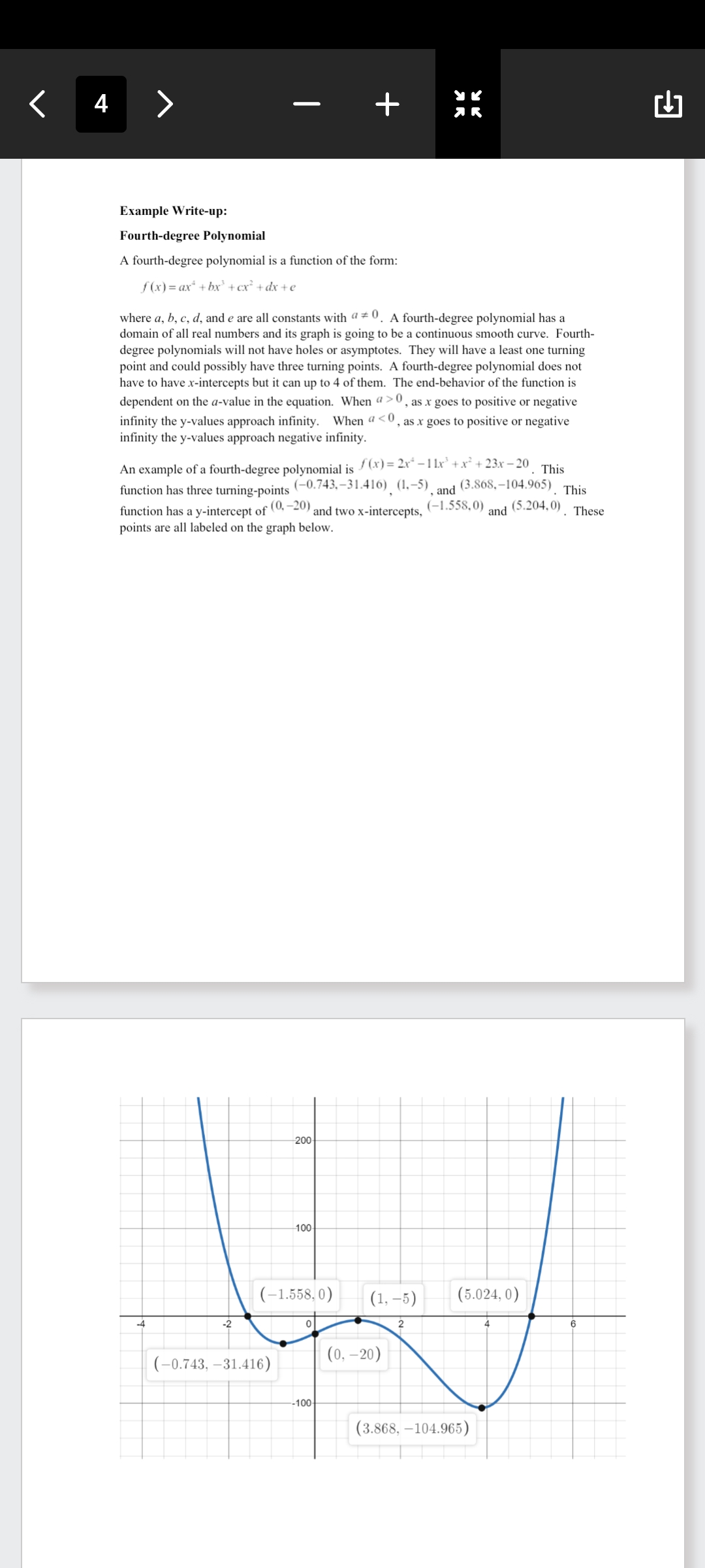 form, (x -c),with a = 0 and b= cProject Overview To help