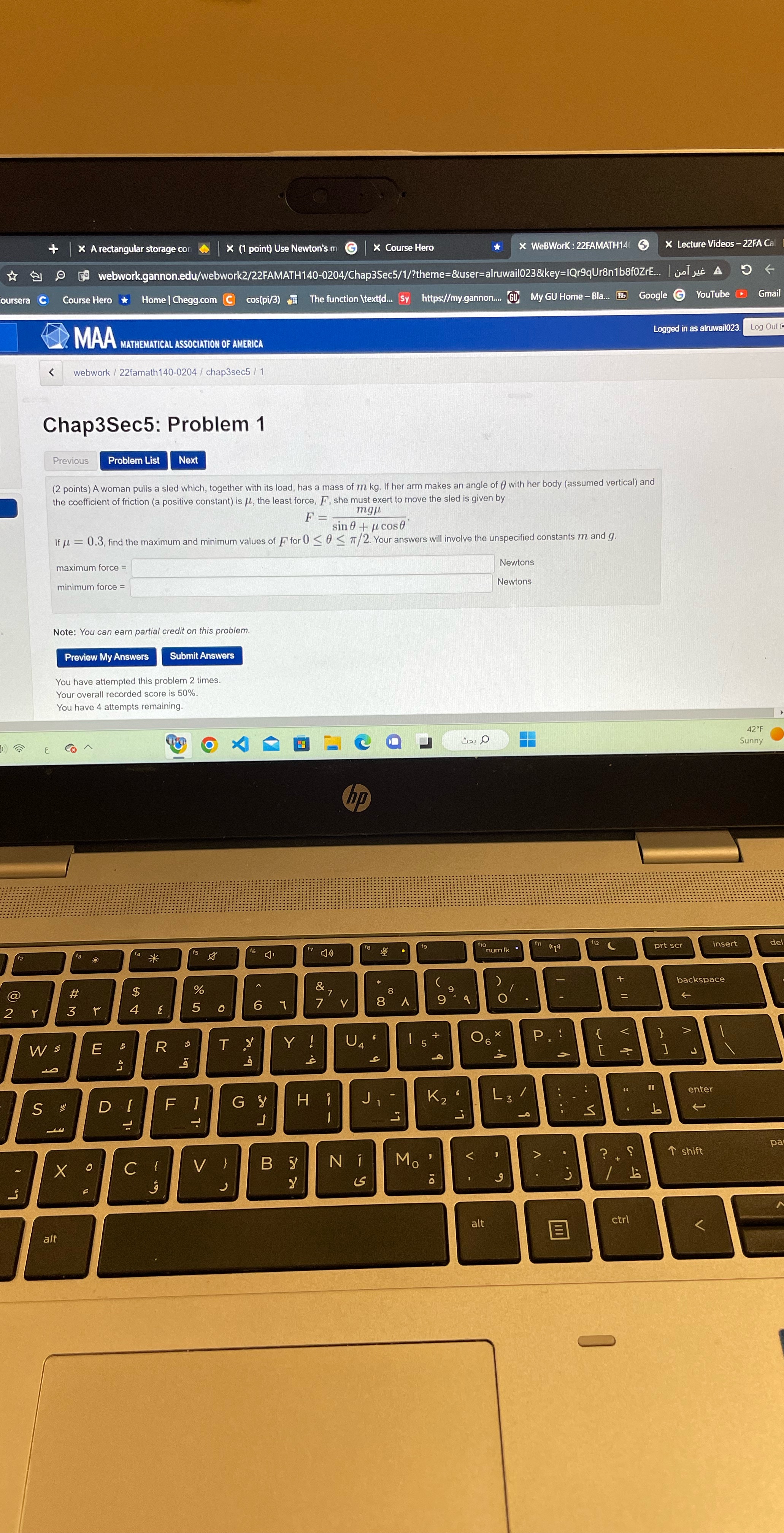  + X A rectangular storage con x (1 point) Use Newton's