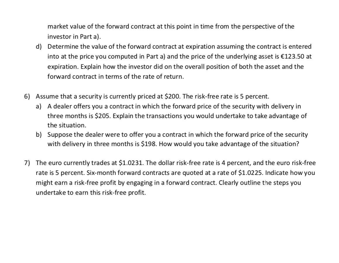 Chase writes a fonvard contract to sell 10 million pounds sterling at