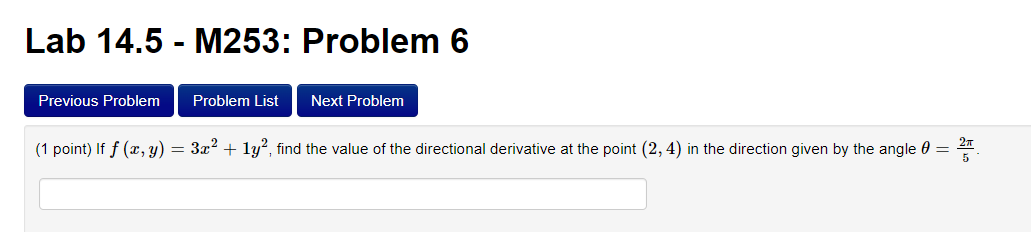 u : i+ Note: Your answers should be numbers Lab 14.5 -
