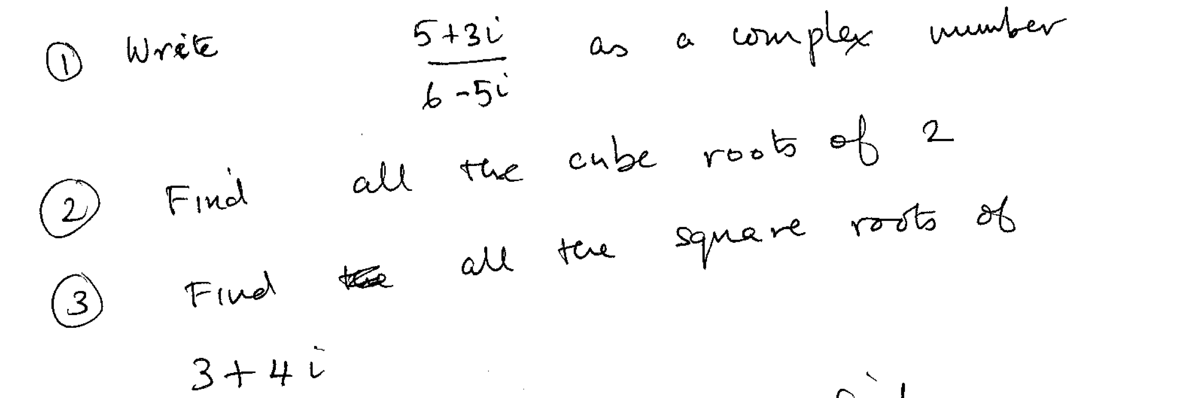 Find all the cube root of 2 3 Find * all the