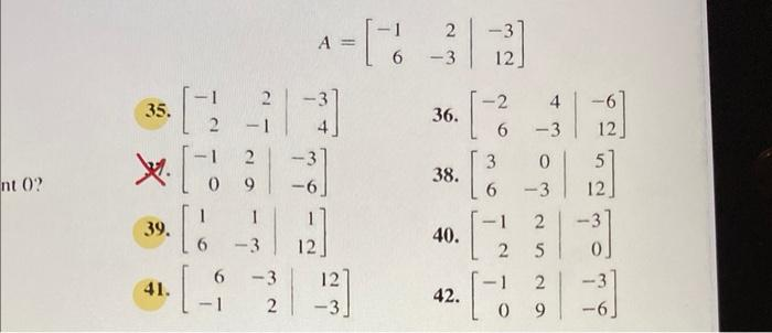 6 -3 12 - 2 3 5 38. 0 9 6 -3