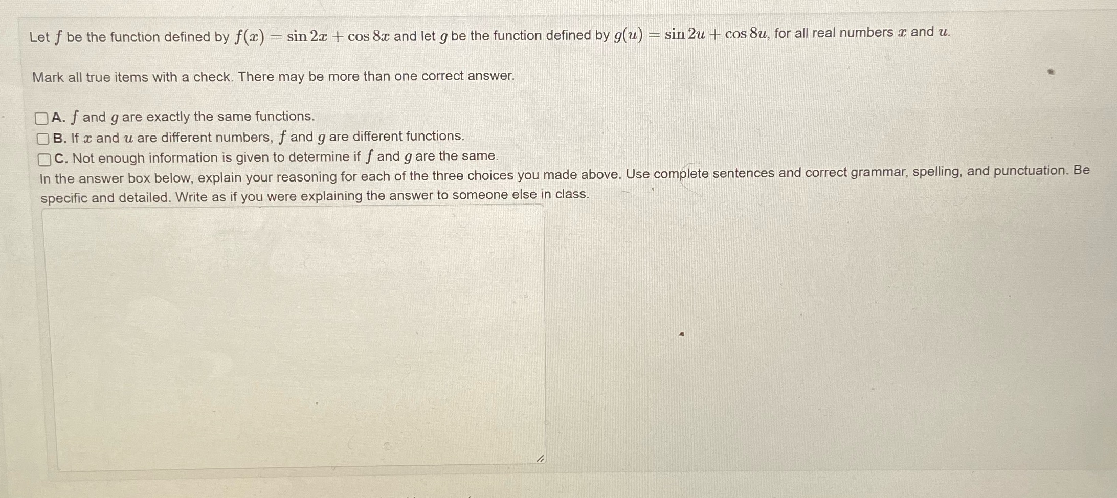 Help please Let f be the function defined by f(x) - sin
