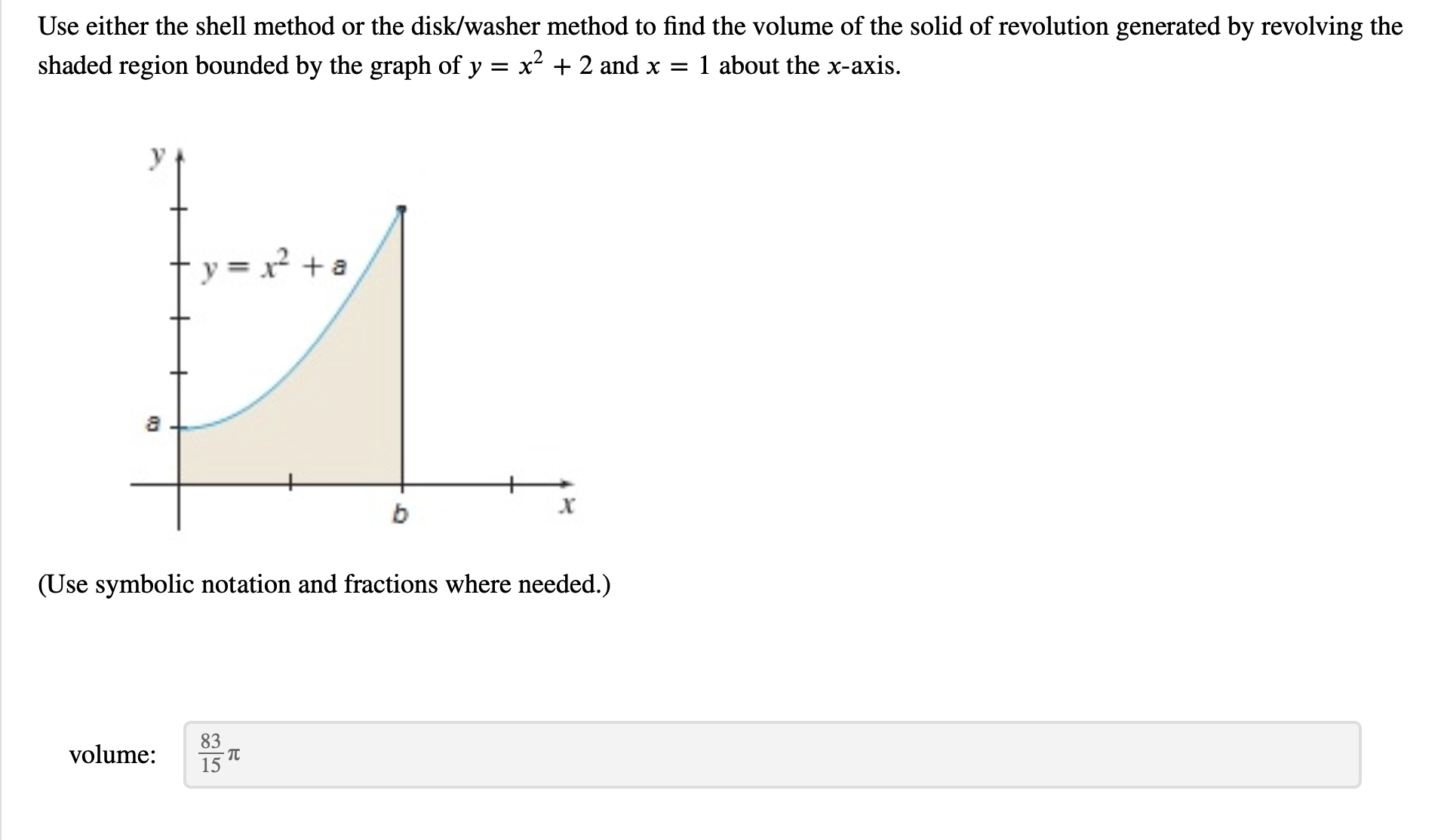 How do I solve for this question? Use either the shell method