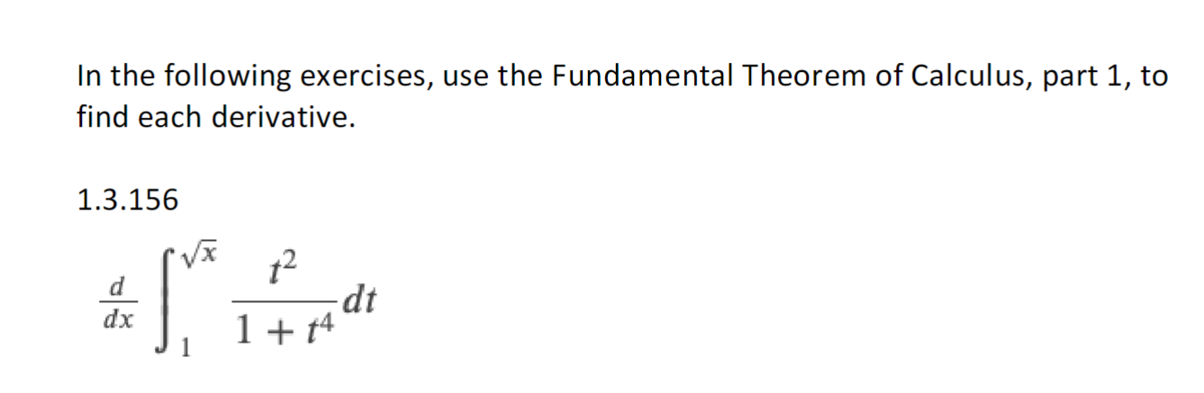 - x2 dx = -2In the following exercises, use the Fundamental Theorem