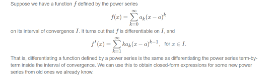 >kak(x - a) , for z EI. That is, differentiating a function