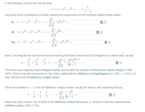 series term-by- term inside the interval of convergence. We can use this