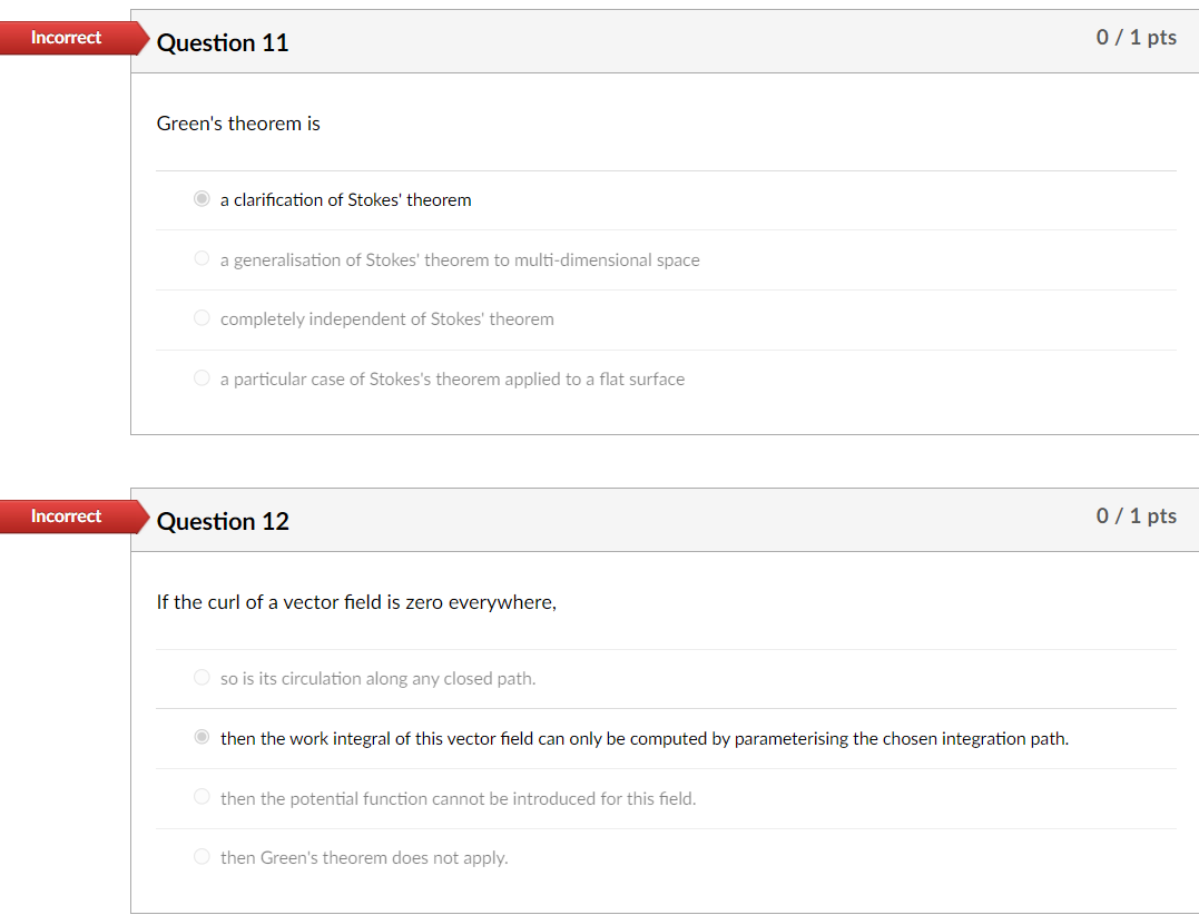 Question 3 0 / 1 pts Which of the following is not