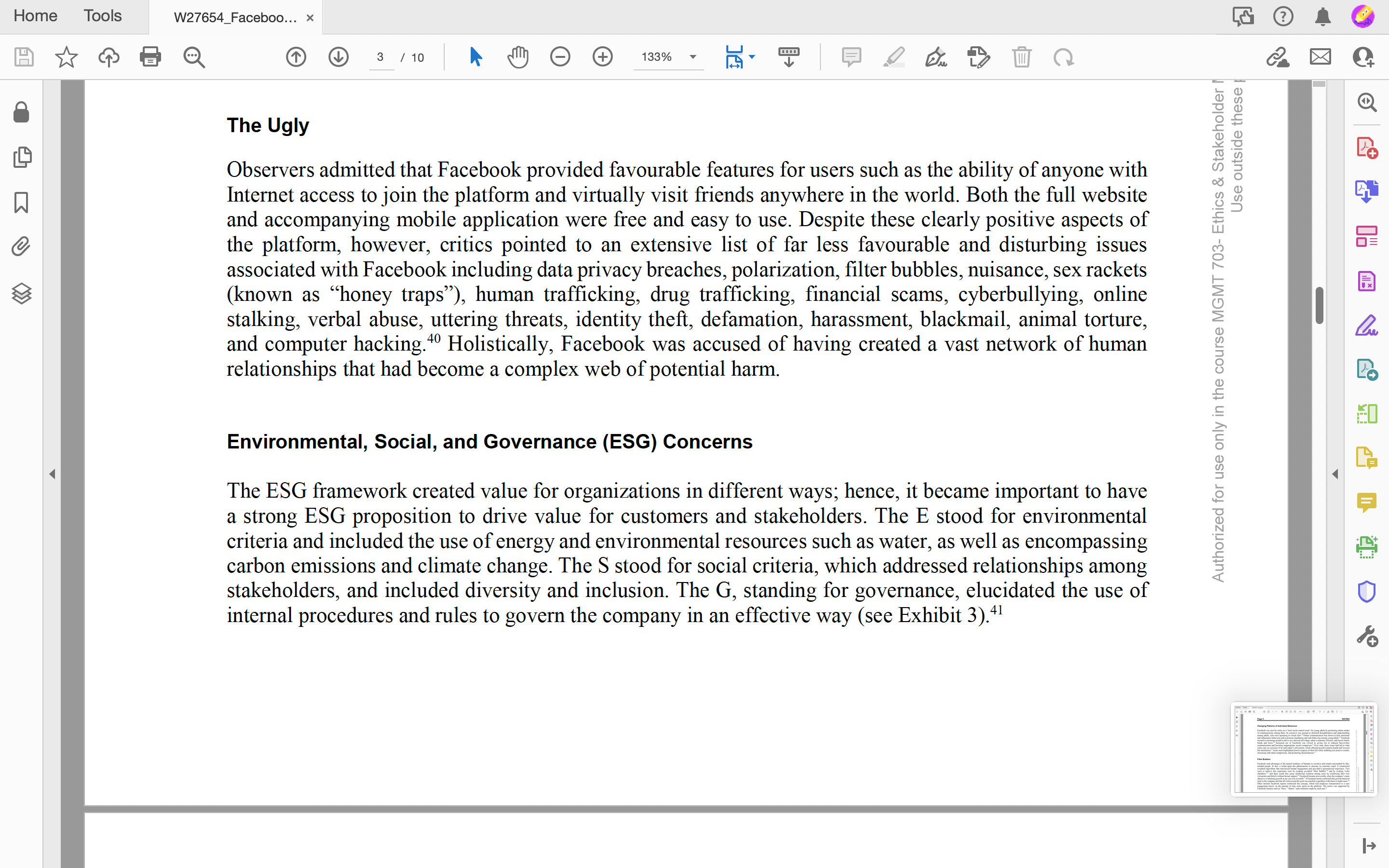 and Evaluation of Alternatives ( A pro and con of each alternative)5.