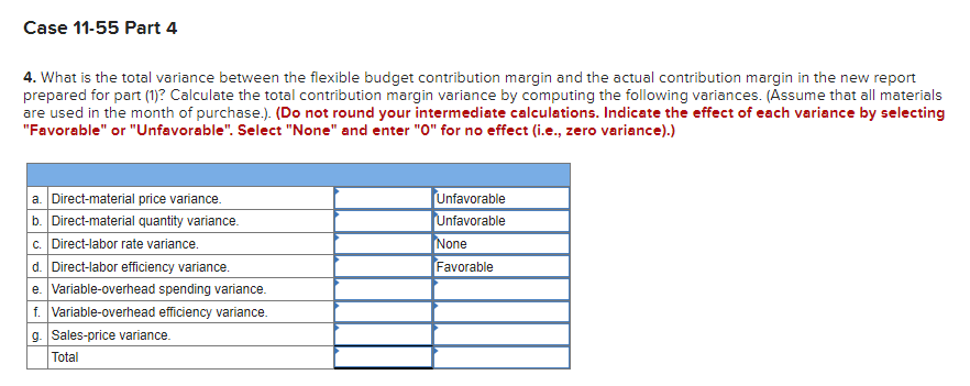 production of 290,066 pounds. is as follows: Standard Cost Item Quantit}r Unit