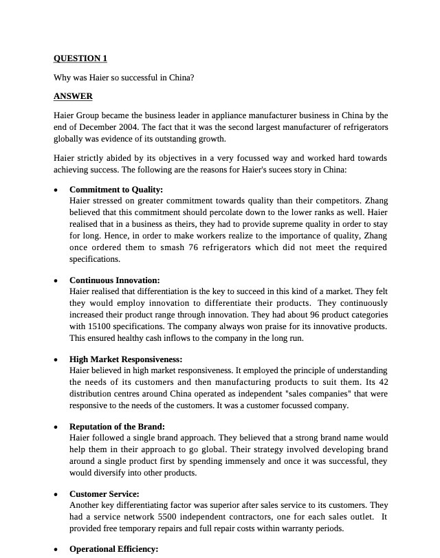 Group became the business leader in appliance manufacturer business in China by