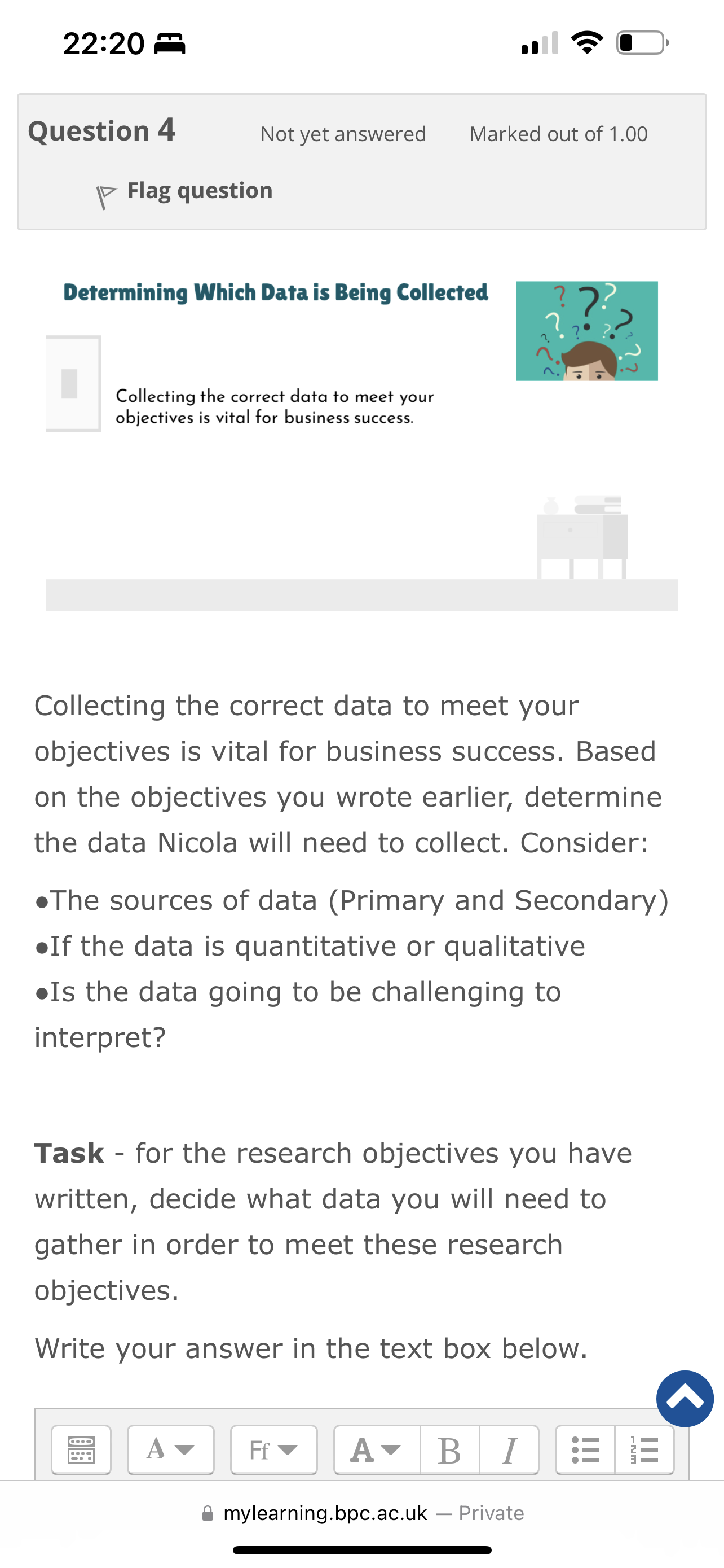  22220 E .I '5' [3' Question 4 Not yet answered Marked