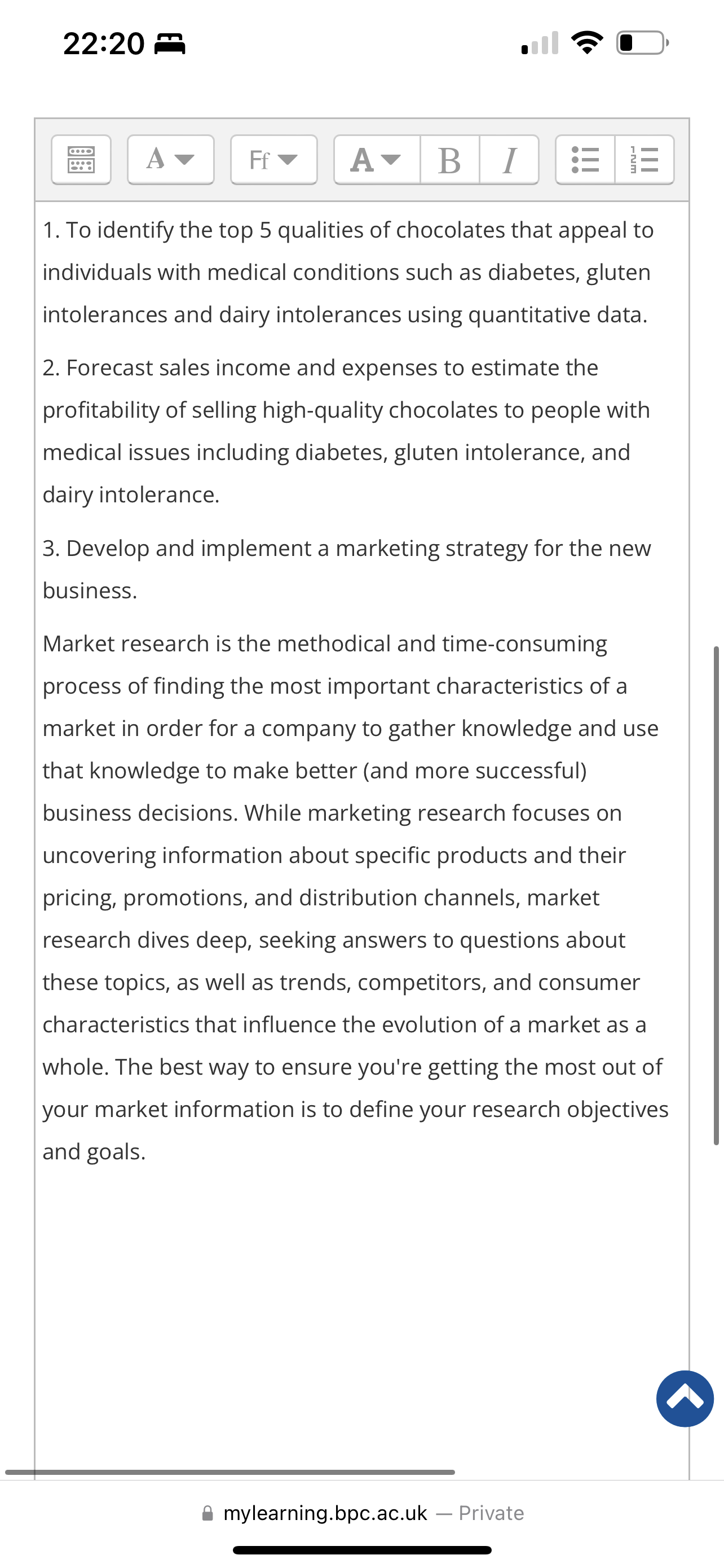 out of 1.00 \\V Flag question Determining Which Data is Being Collected