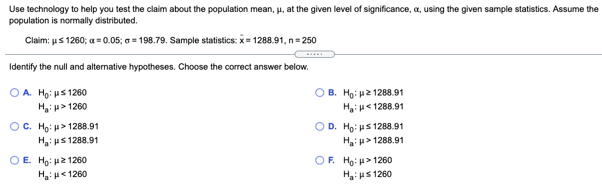 3.3 strokes.\" The null hypothesis is expressed symbolically as, \"Ho: a $3.3."