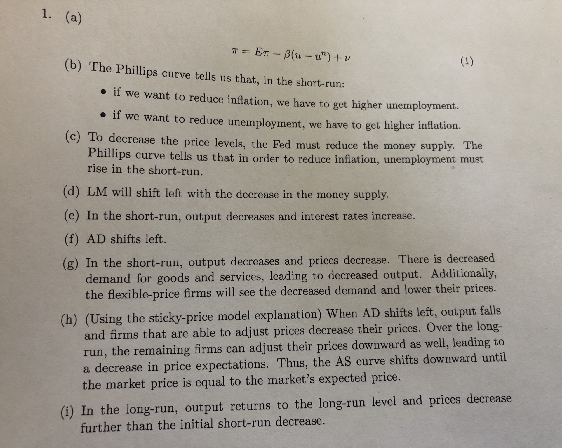 Can anybody answer and explain this? 1. (a) TT = ET -