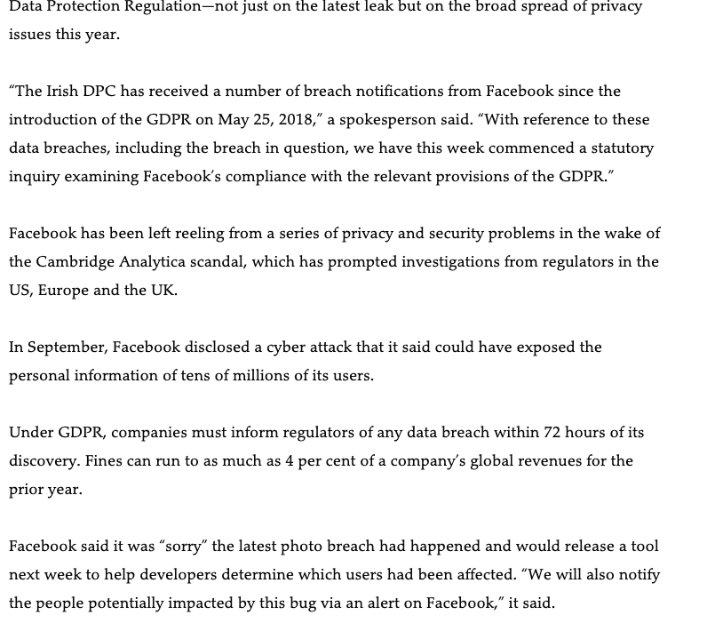 data protection commission said it had opened a new investigation into Facebook