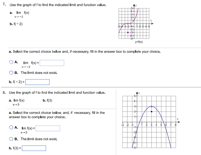 L. O #L. 4. Use the table to find lim 3x .