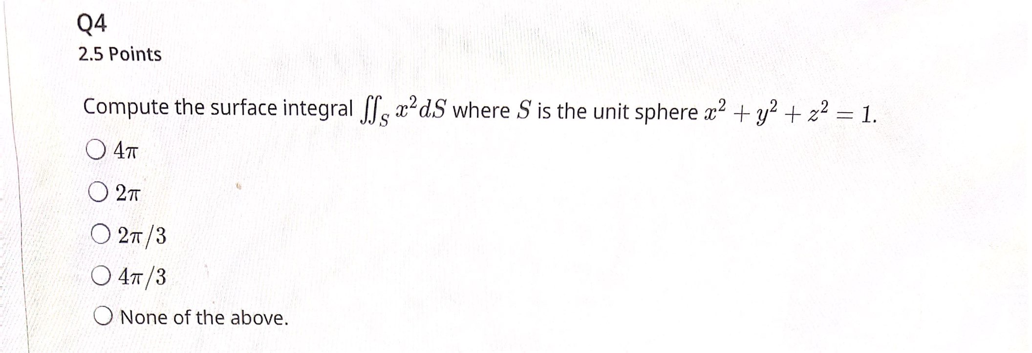 D O f (x, y, z) dA D O f(x, y, g(x,
