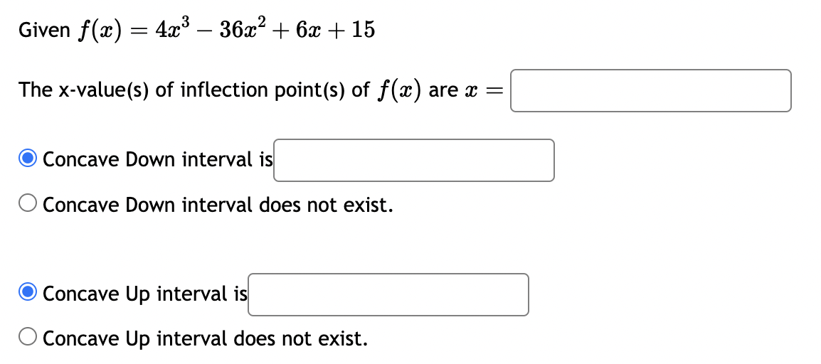 each 0 ls, tell whether f(m) is increasing or decreasing. (00, A)