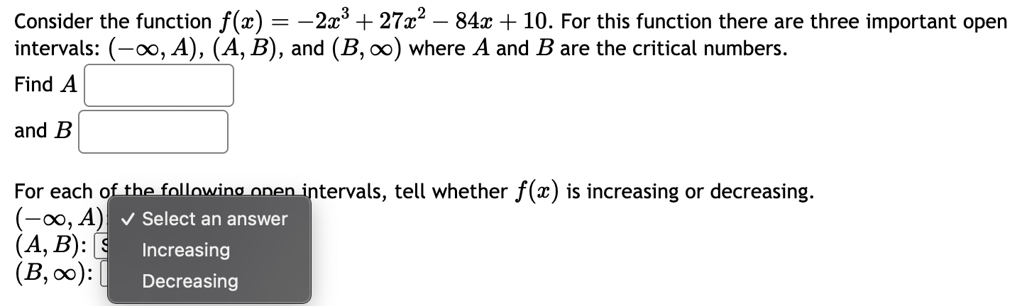 A), (A, B), and (B, 00) where A and B are the