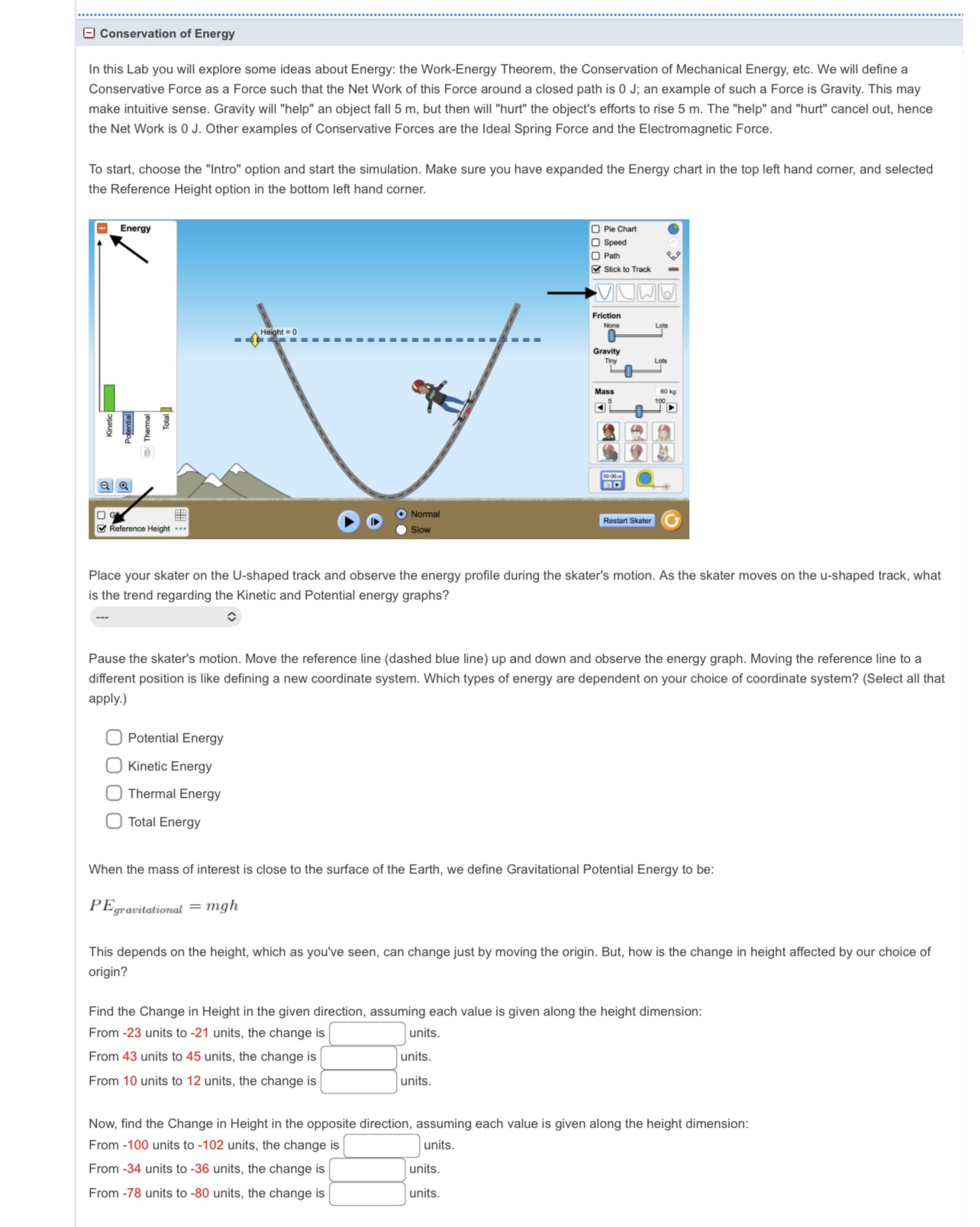 Work-Energy Theorem. the Conservation of Mechanical Energy. etc. We will dene a