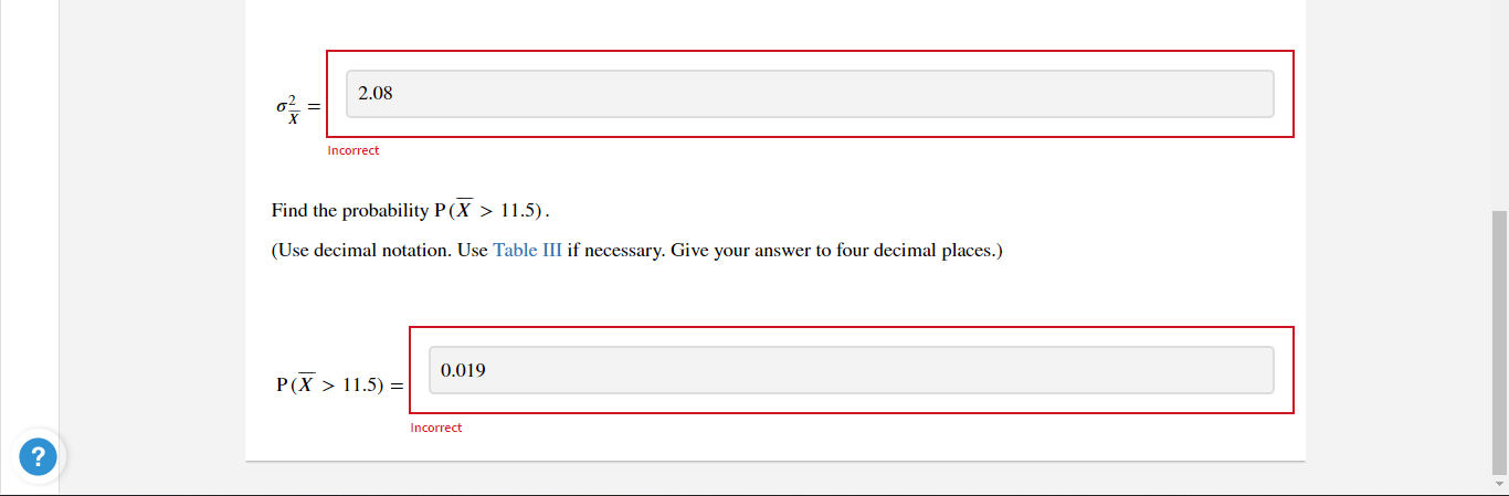standard deviation o = 2.5. Suppose a random sample of size n