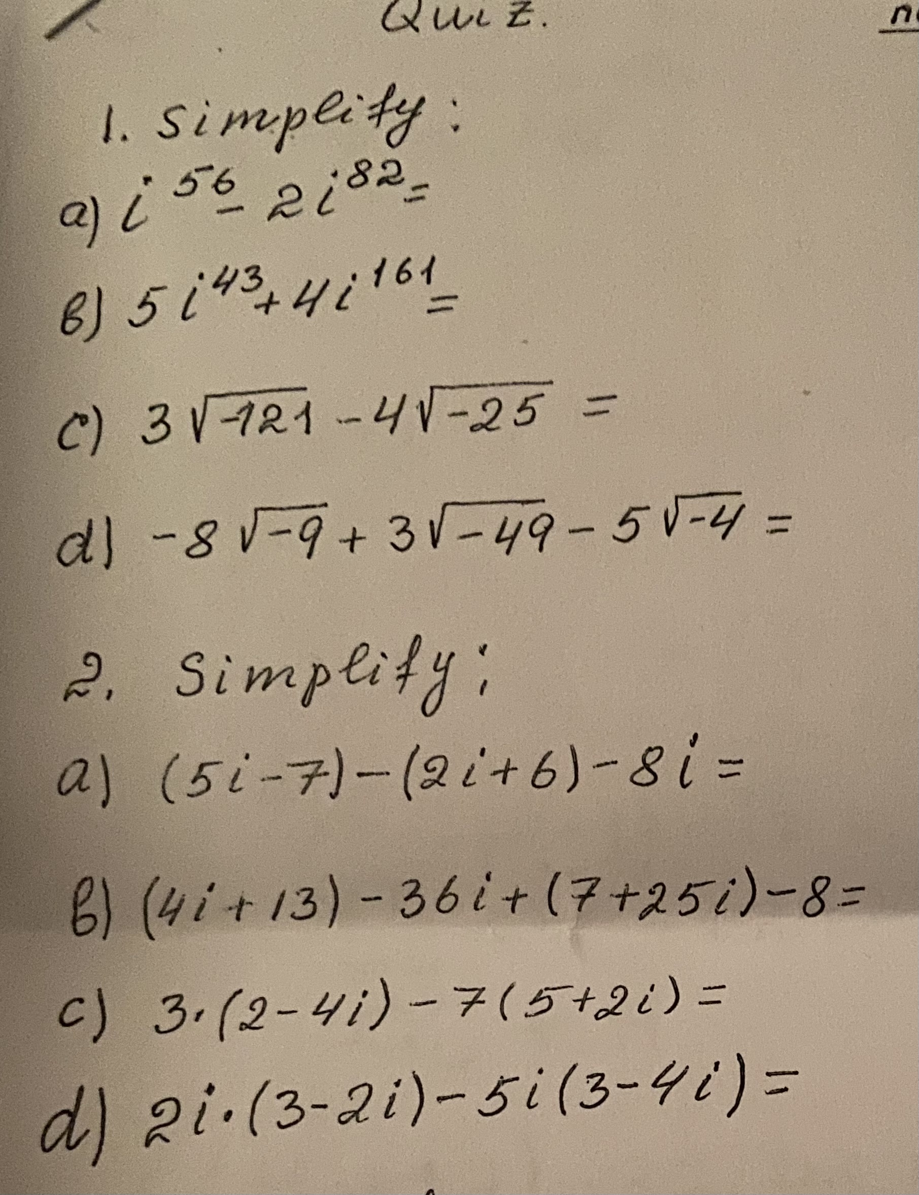 n 1. Simplify : 6151 45 + 4:161 = () 31721