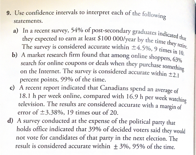 An advertisement for a new toothpaste states that 64% of users reported