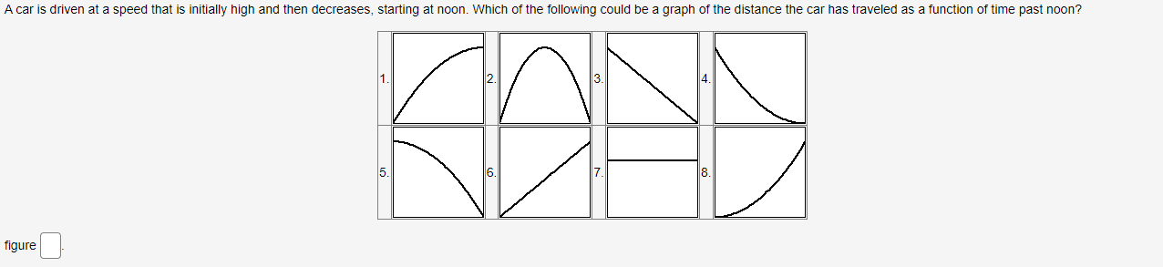  A car is driven at a speed that is initially high