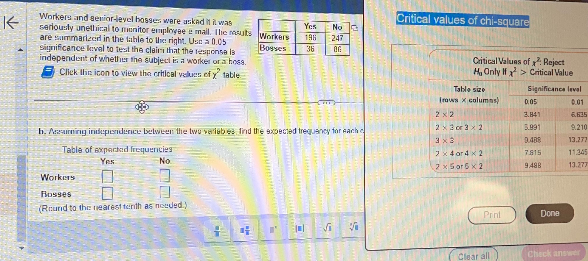 Would you please help me to answer this question, thanks K Workers