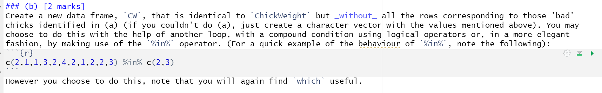 the prompt) to familiarise yourself with the nature of the data it