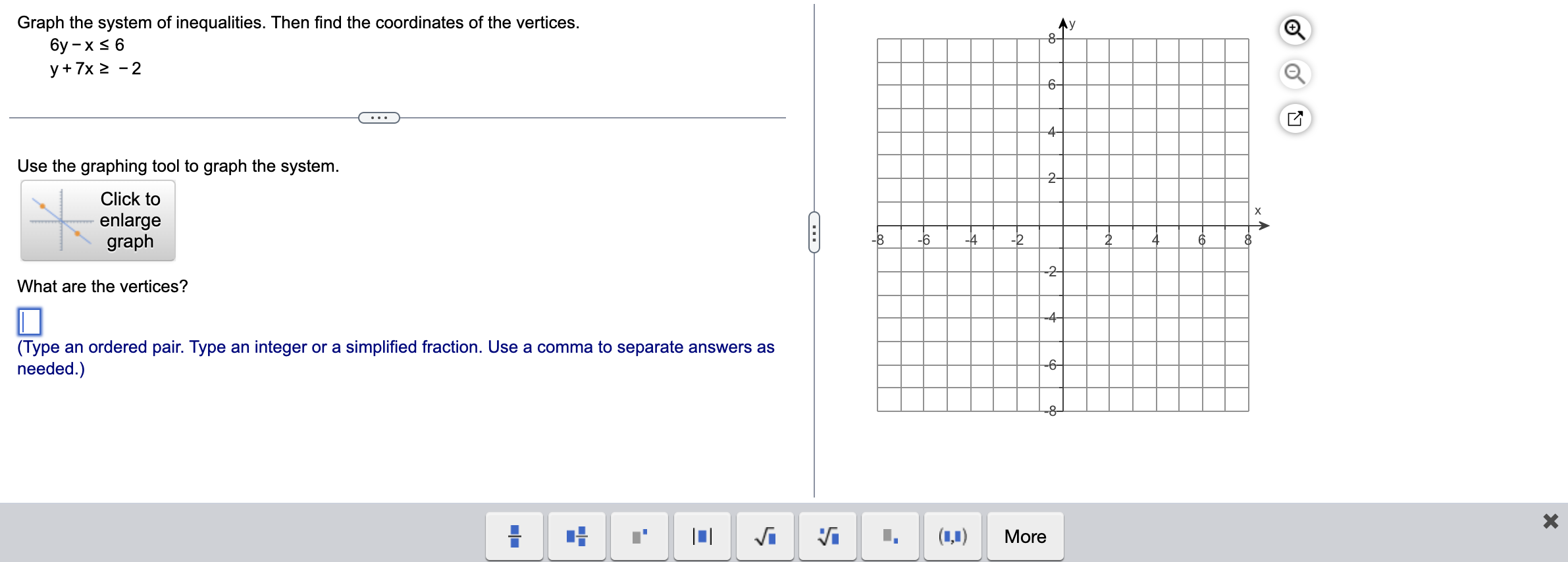 - 4 4y + x 2 - 12 y S 0 x