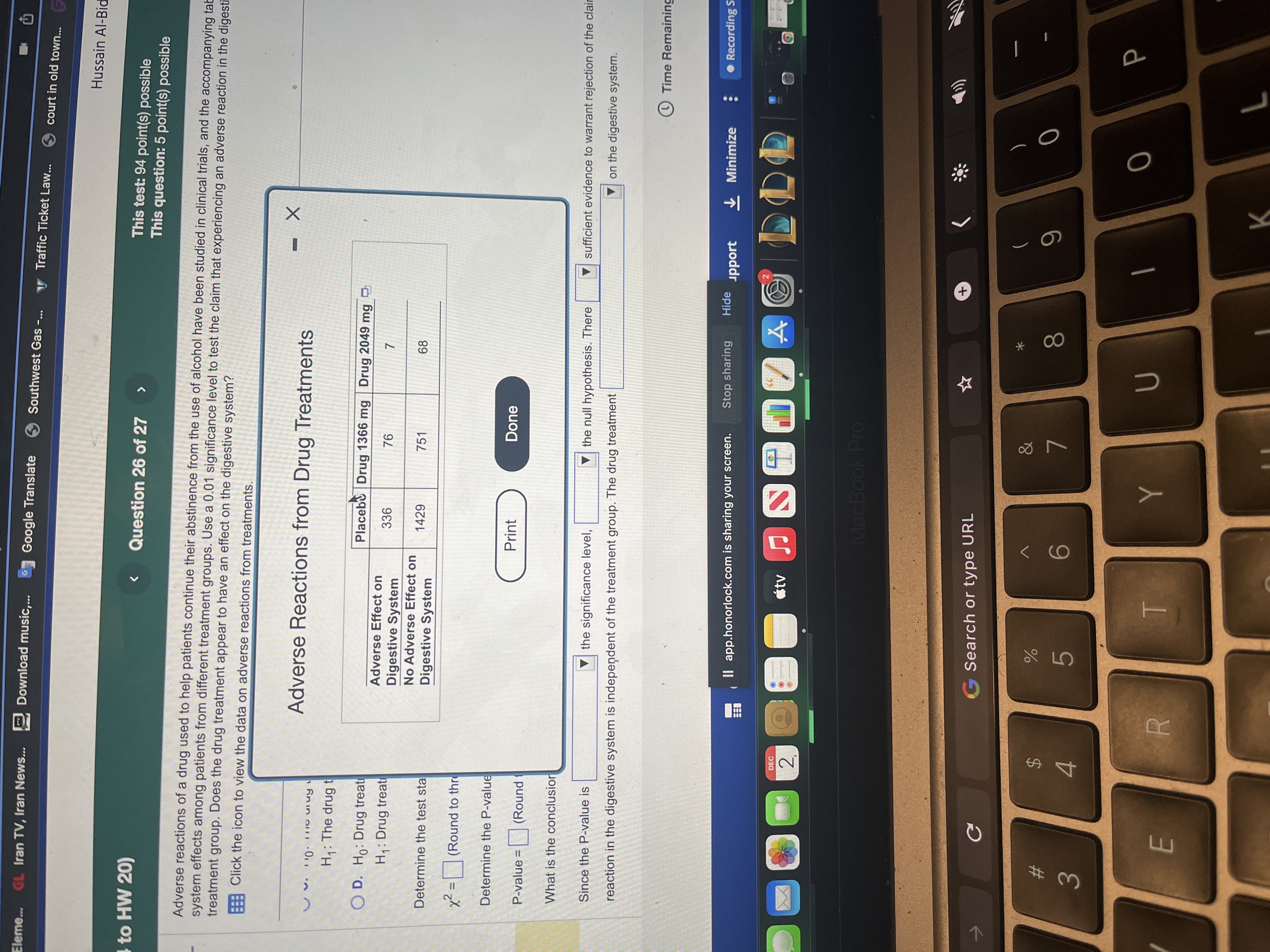 2 8:30 ab.pearson.com/Student/PlayerTest.aspx?testld=246801912¢erwin=yes Washington Eleme GL Iran TV, Iran News... _ Download