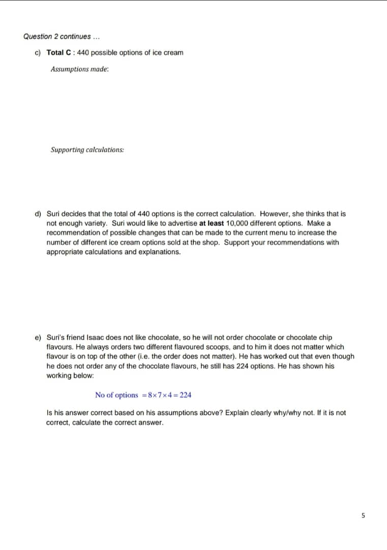 is not enough variety. Suri would like to advertise at least 10,000