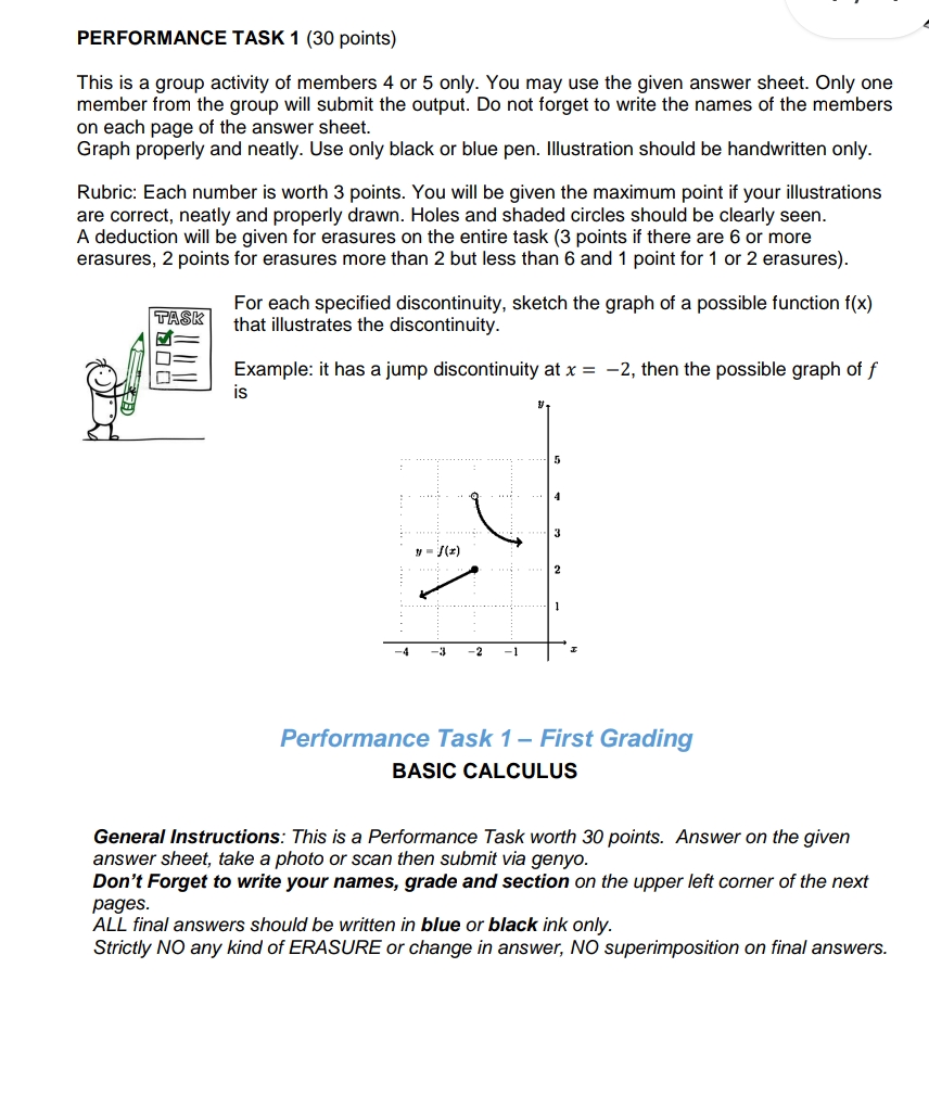PERFORMANCE TASK 1 (30 points) This is a group activity of