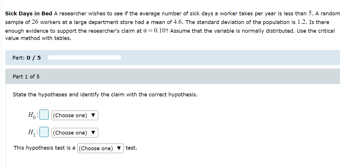 __ A statistical hypothesis that there is no difference between a parameter
