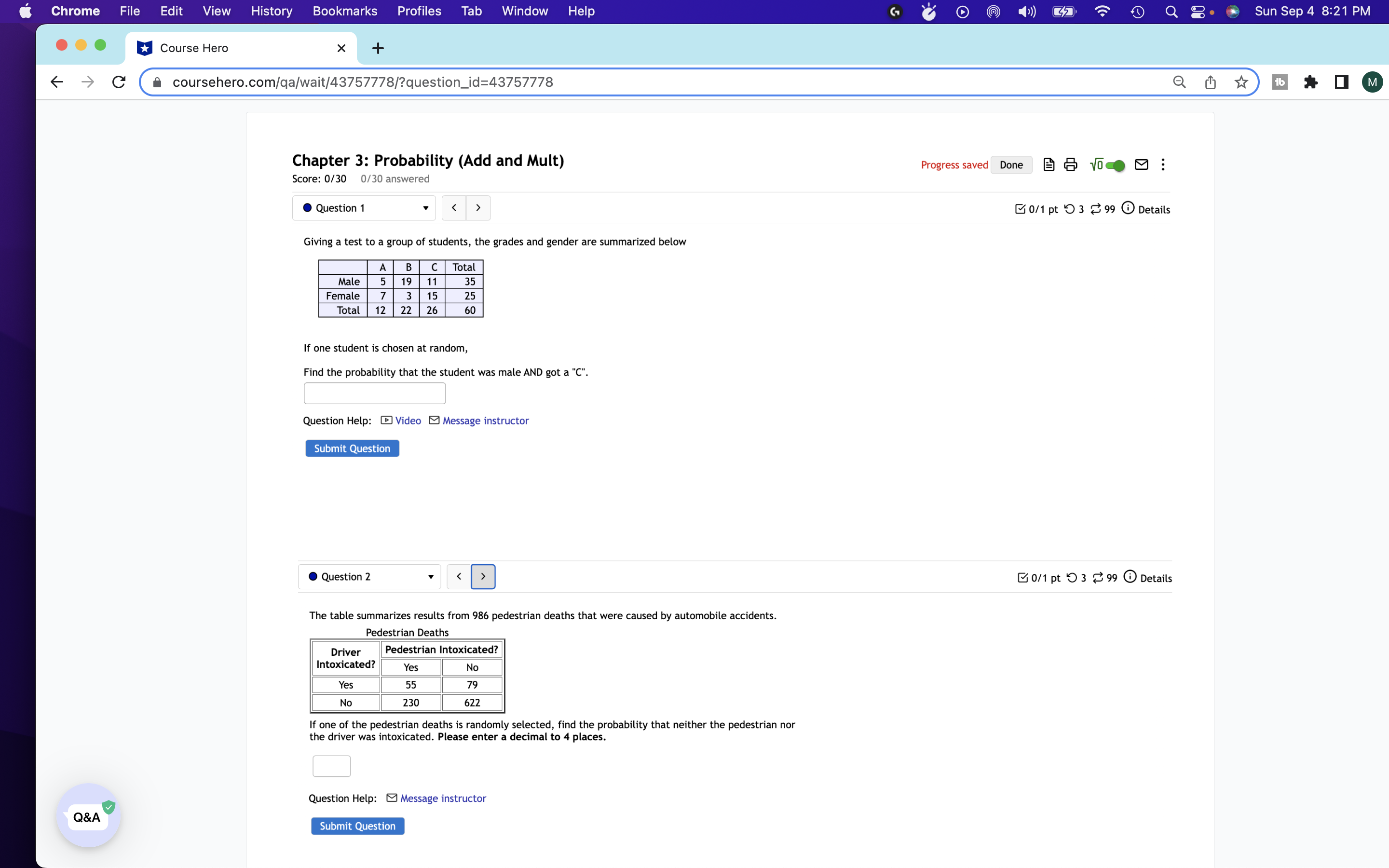 Chrome File Edit View History Bookmarks Profiles Tab Window Help Q
