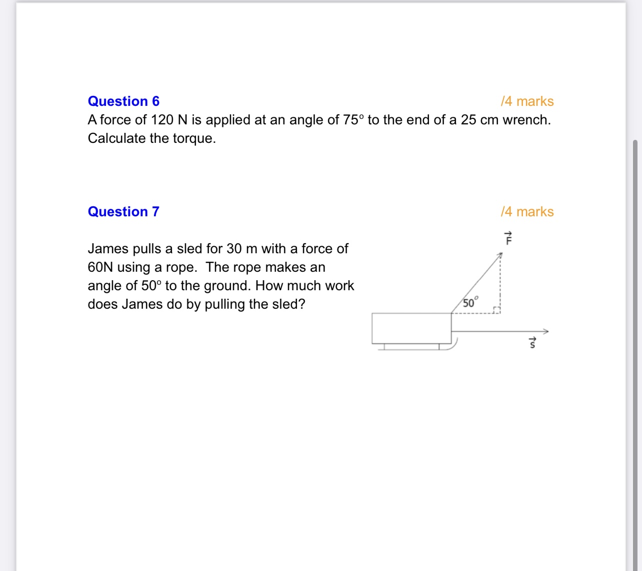 around your nal answer. Question 1 /6 marks 3.}, 3, and Z)