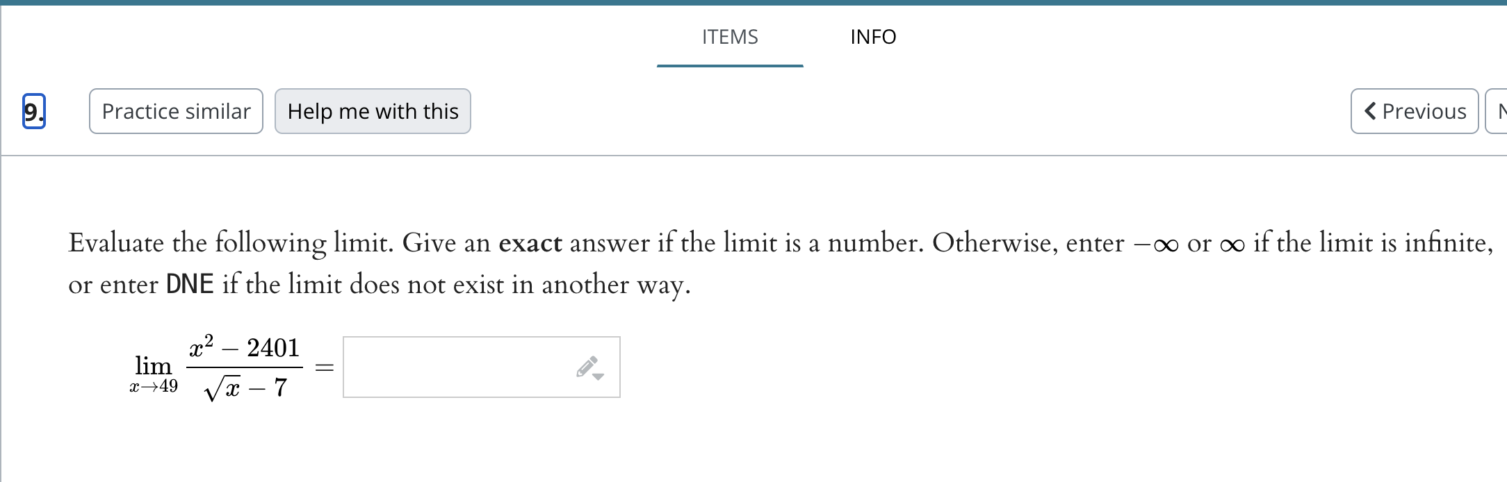 limit is a number. Otherwise, enter 00 or 00 if the limit