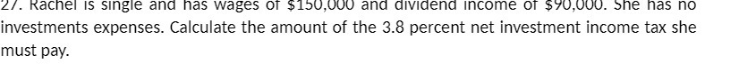sne nas no investments expenses. Calculate the amount of the 3.8 percent