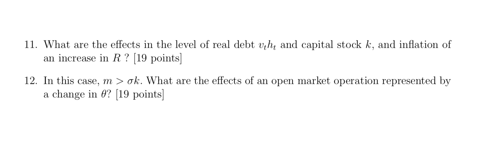 initial old is given by: No. Individuals only care about their consumption