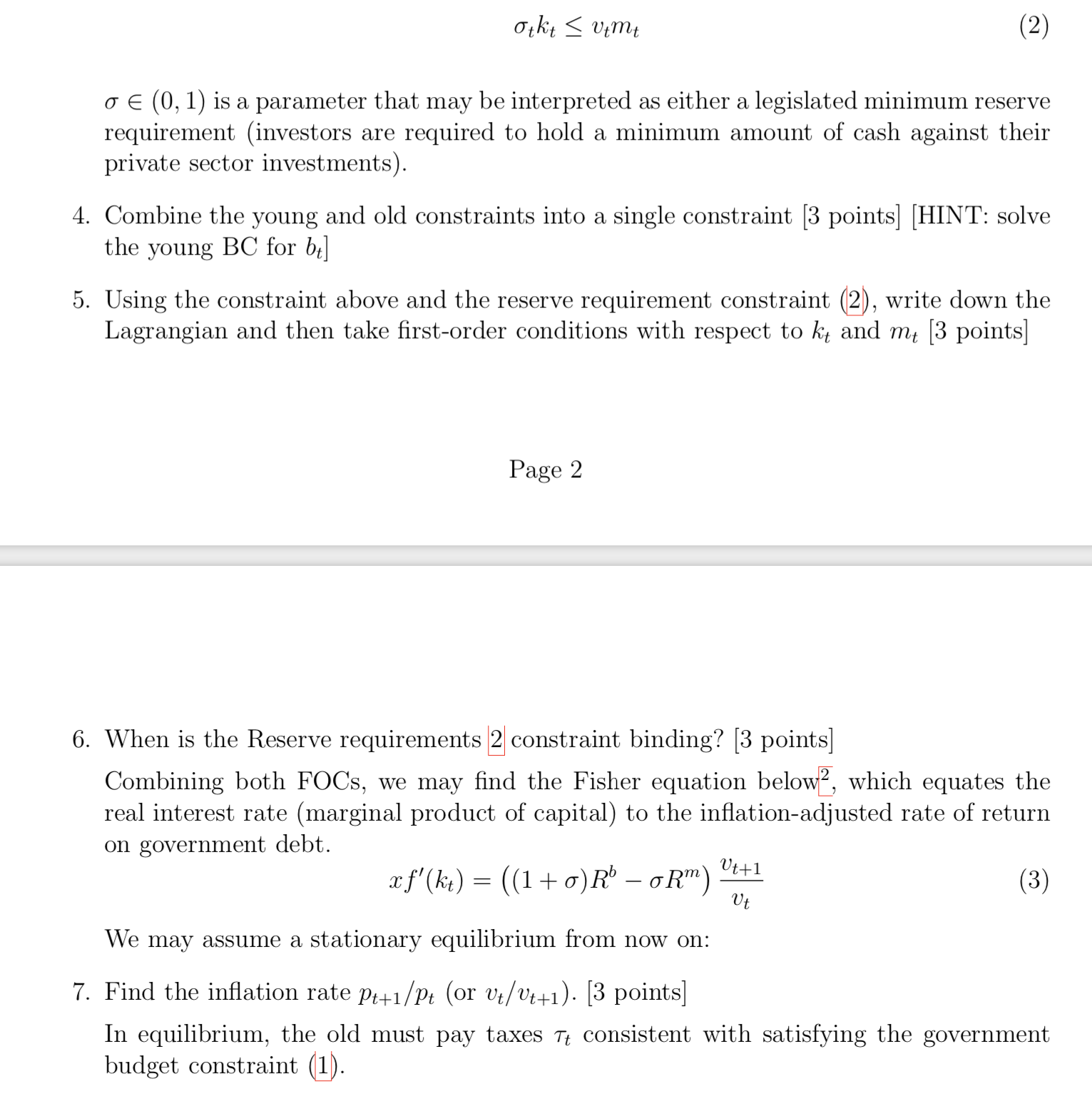 utility, we are abstracting from the consumption-savings decision problem, however, we will