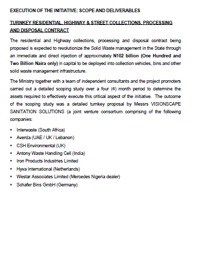 The Lagos State Ministry of Environment is vested with the responsibility of