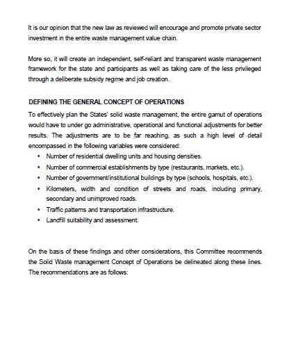 the part of LAWMA has found the agency in a position where