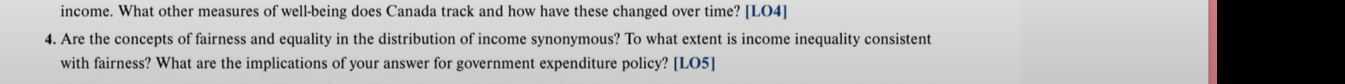 The table below shows the income shares by quintile for Canada in