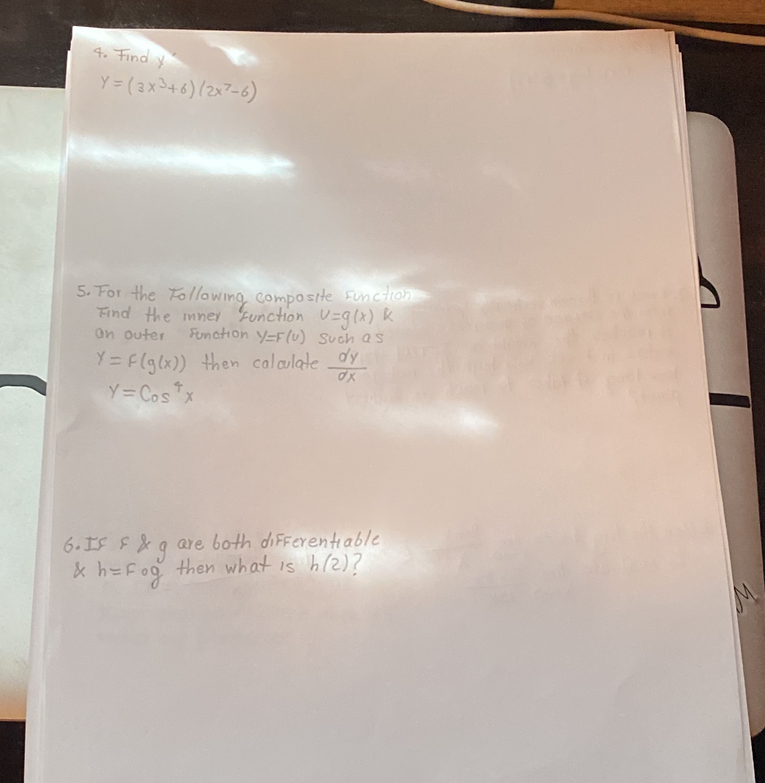 Answer within 20 min pls 4 . Find y Y = (
