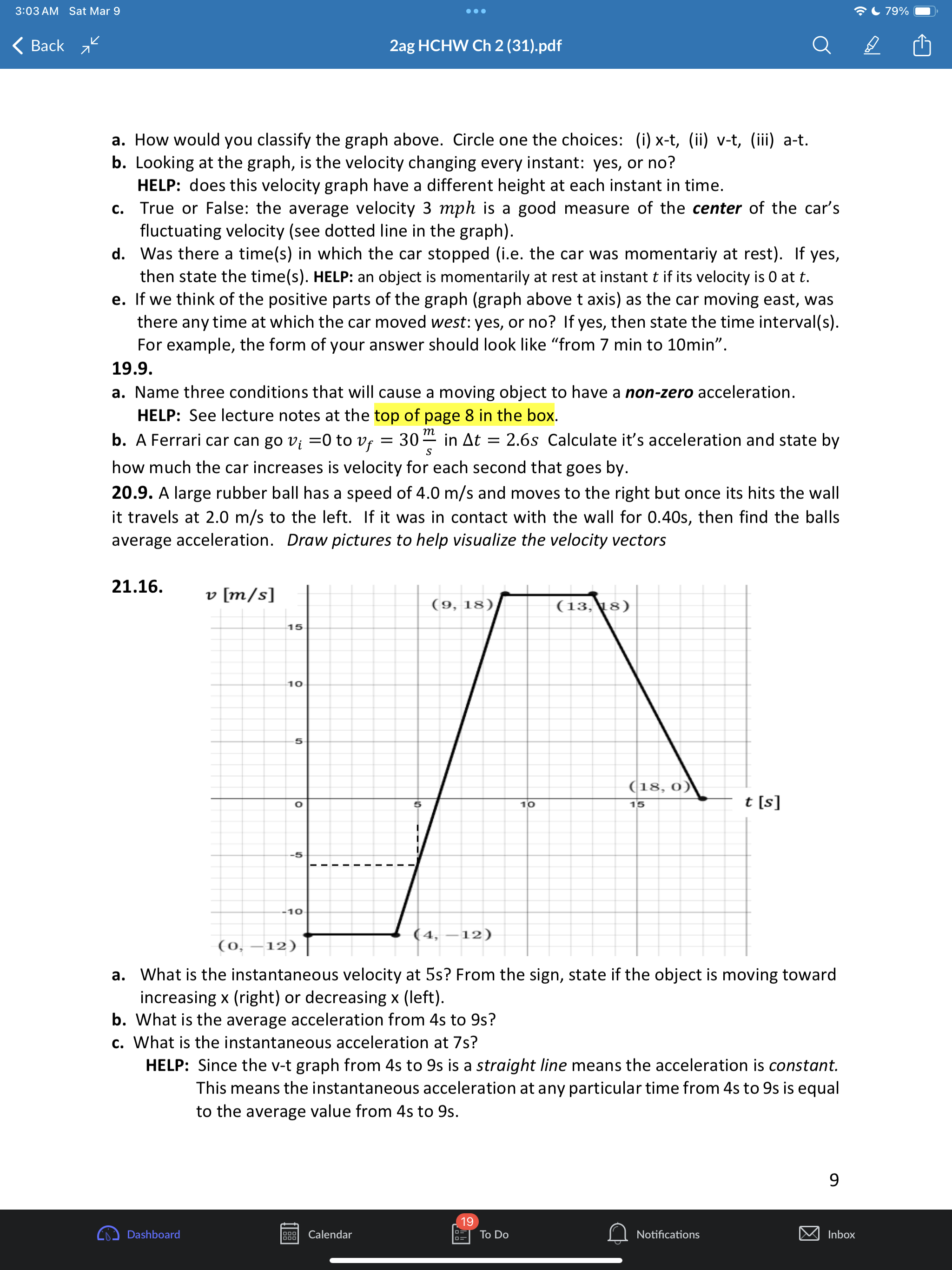 the position vectors have units of distance like meters but the velocity