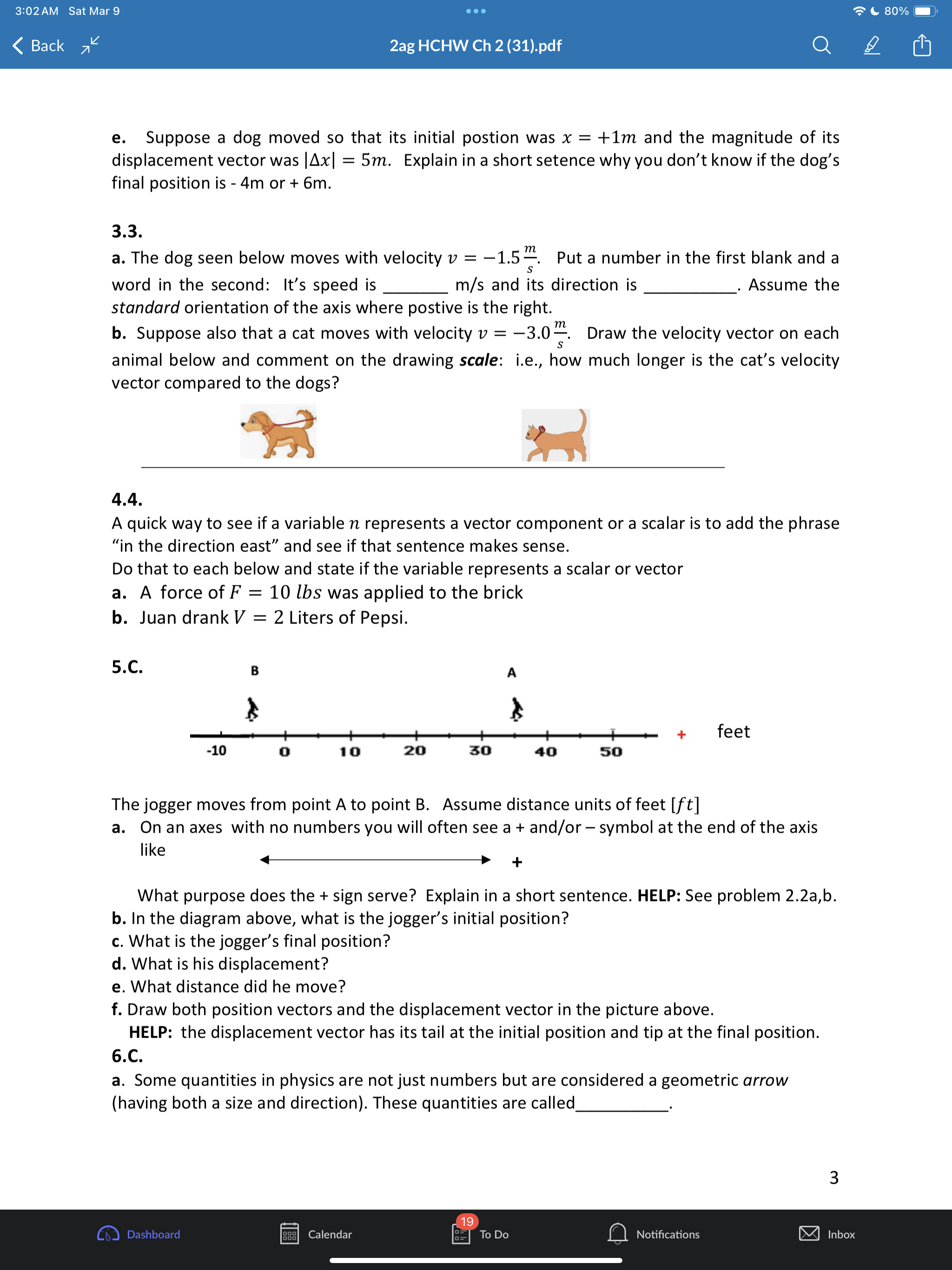 2 3 #1 H#2 b. Ifits velocity vector componentis v = 0.4?