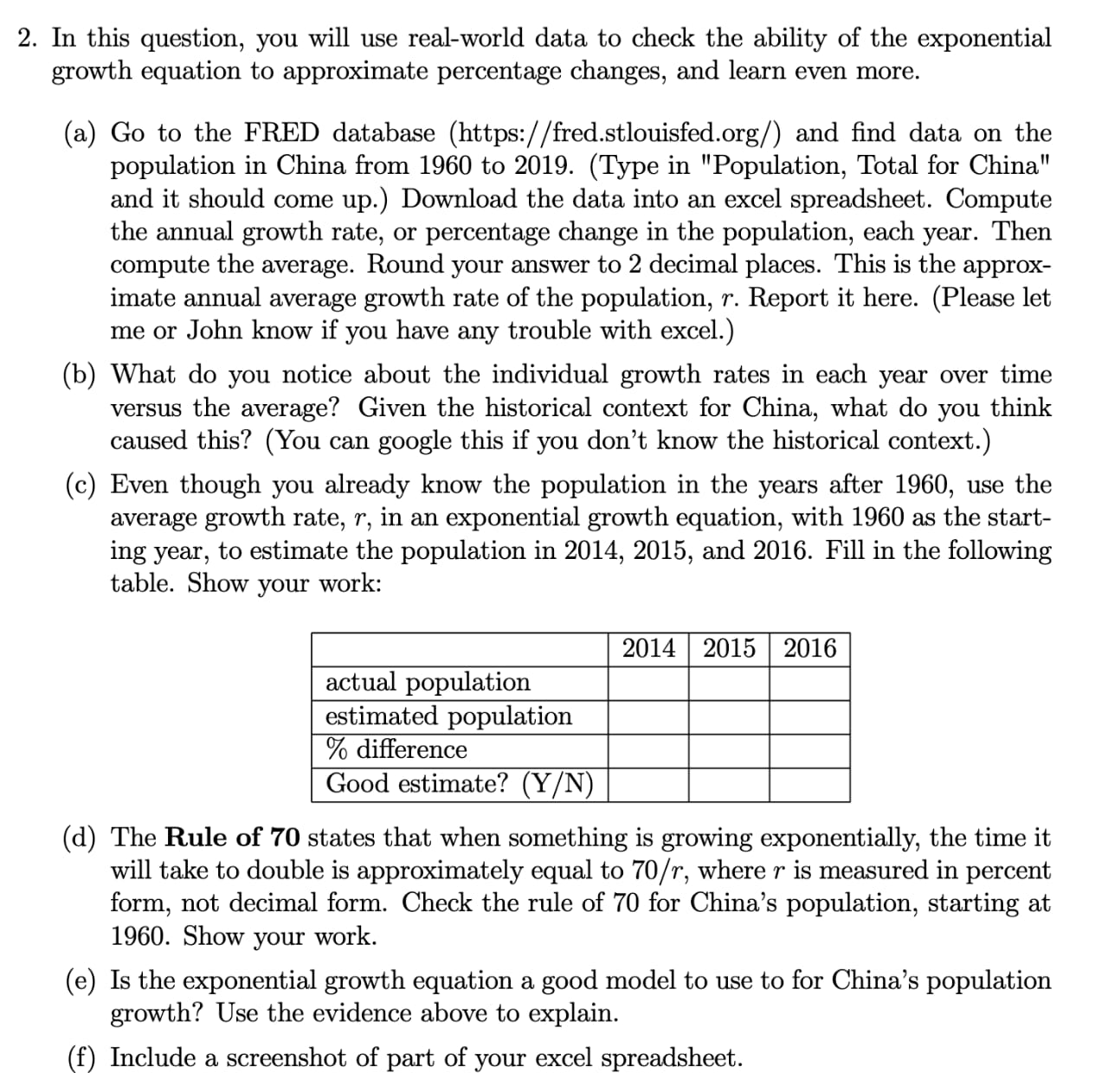 here is question 2 2. In this question, you will use real-world