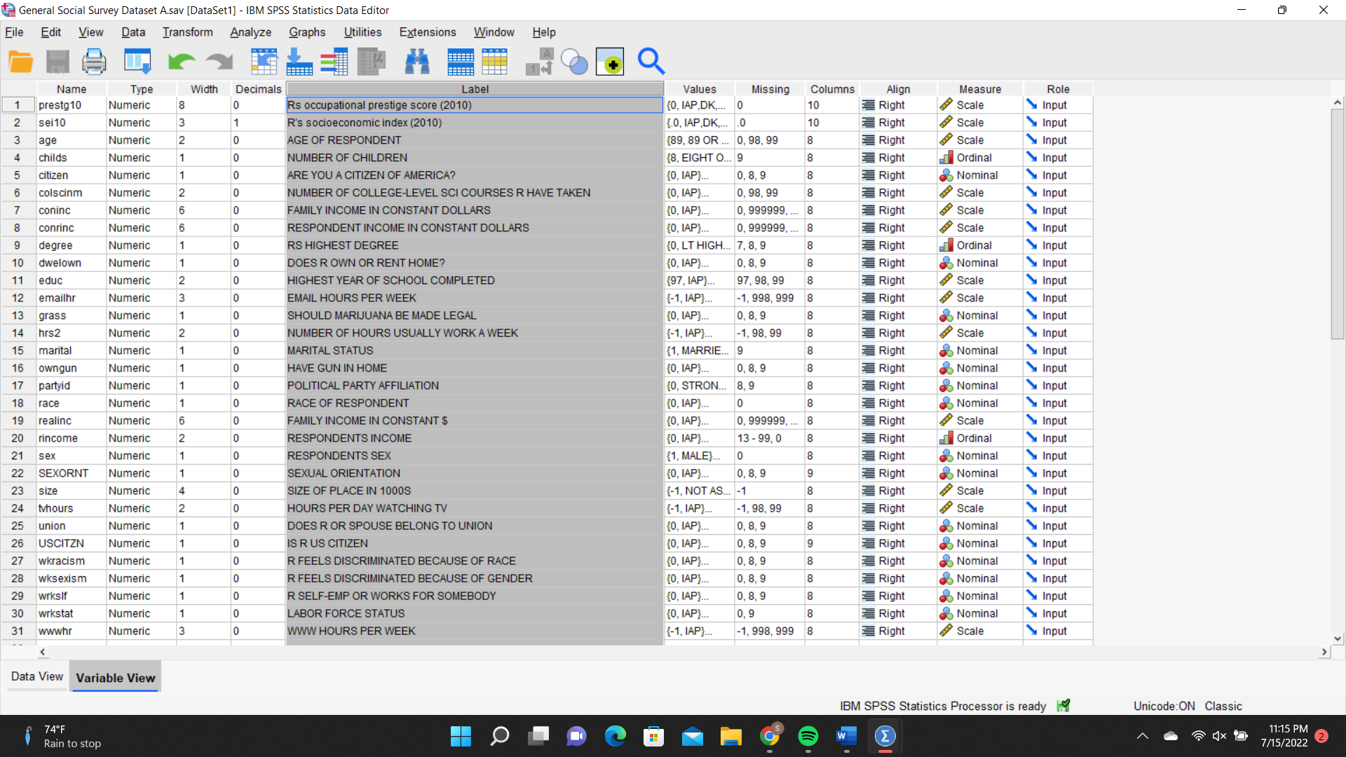 Step by step on how do I using the SPSS software, open